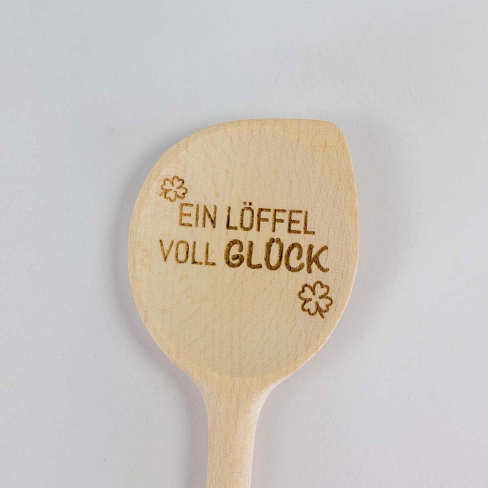 Gravur: Ein Löffel voll Glück