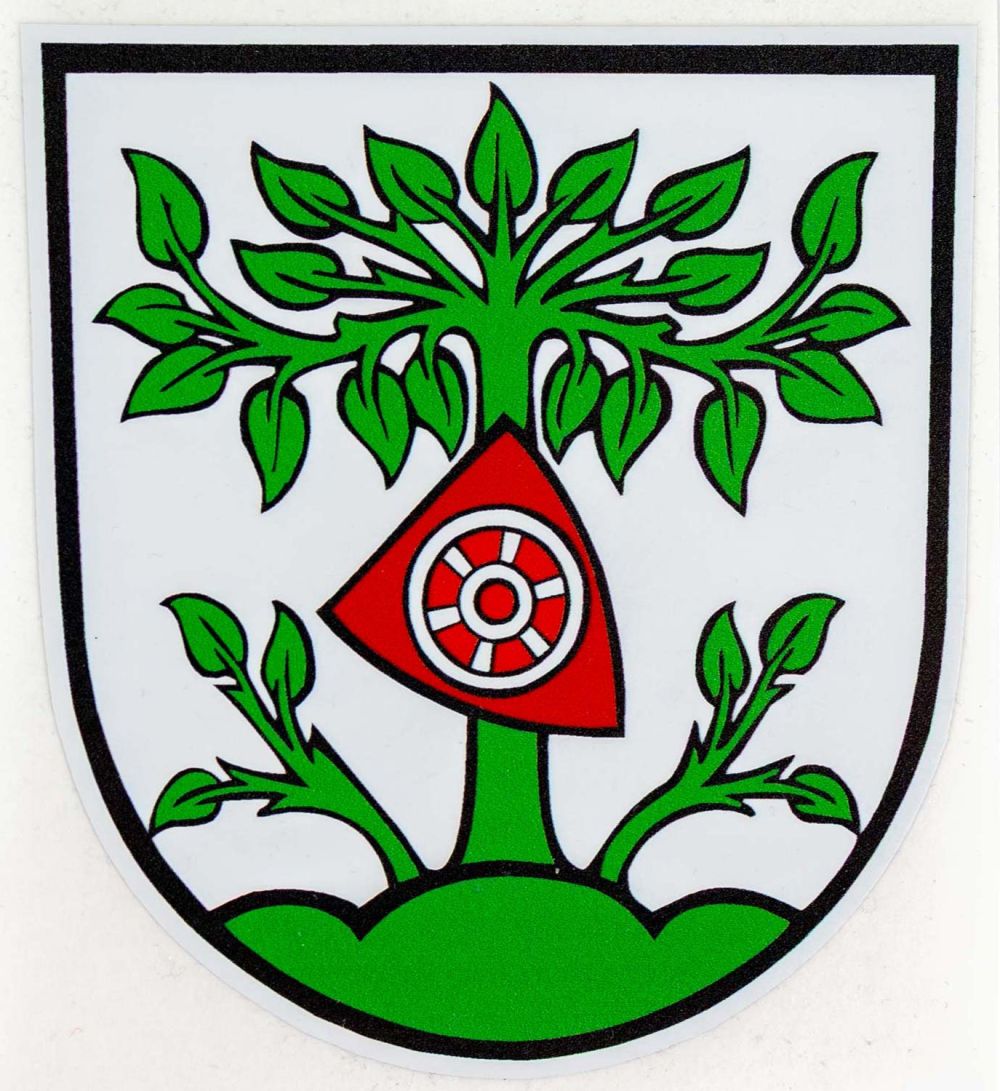 Autoaufkleber mit Buchener Wappen