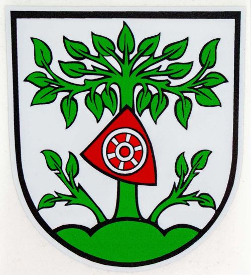 Autoaufkleber mit Buchener Wappen