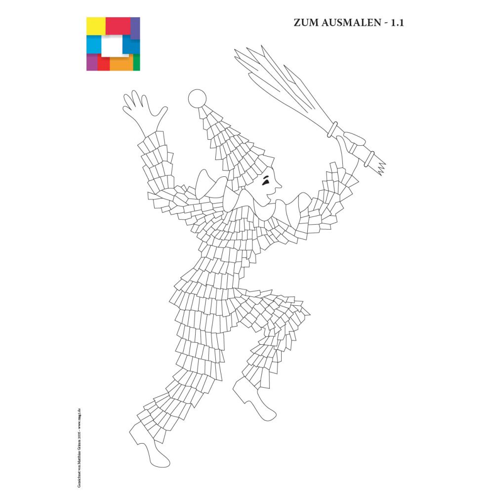 Huddelbätz Malvorlage